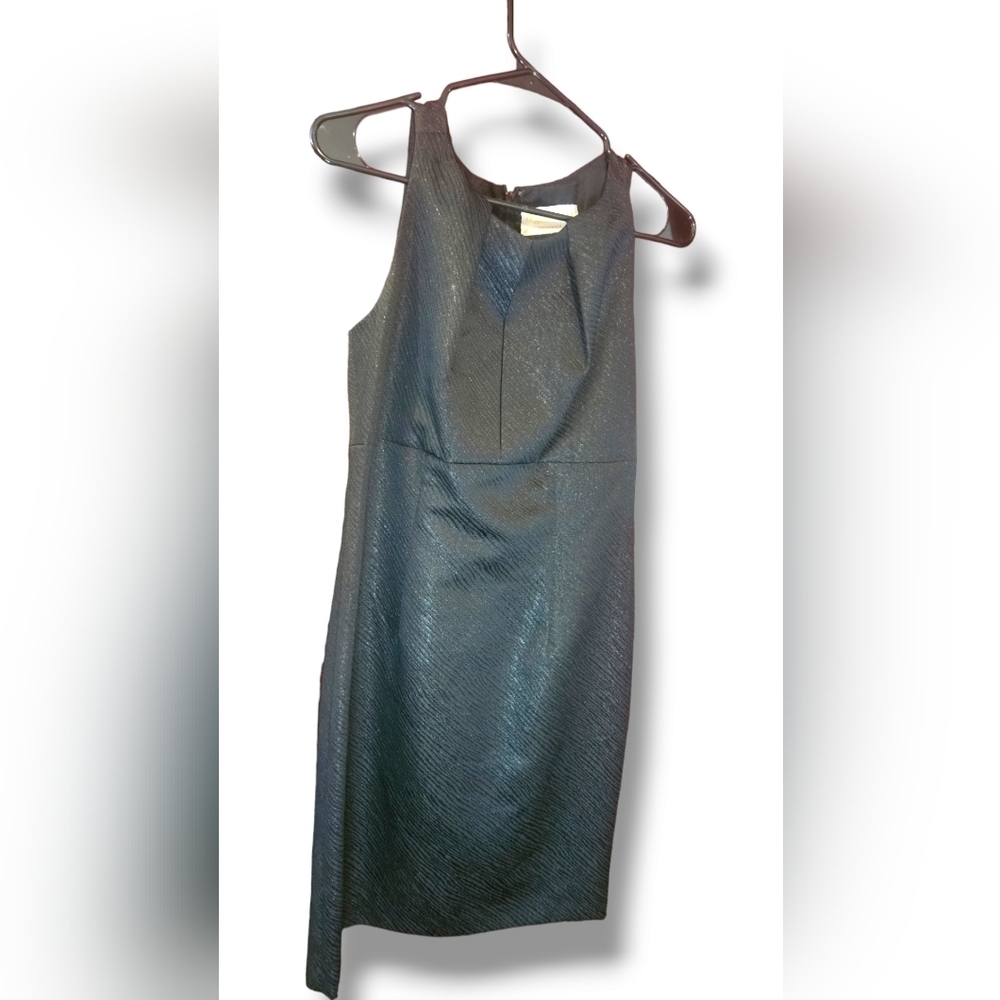 Classic vintage Black Midi dress. Size 8. - Picture 3 of 13